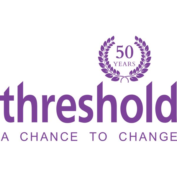 Threshold 50 years logo (purple) Thumbnail