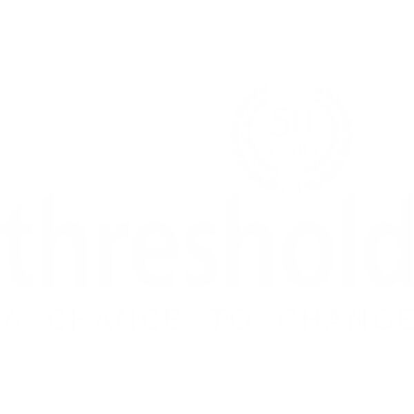 Threshold 50 years logo (white) Thumbnail