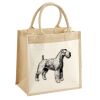 Cotton Pocket Jute Midi Tote Thumbnail