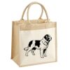 Cotton Pocket Jute Midi Tote Thumbnail