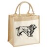 Cotton Pocket Jute Midi Tote Thumbnail