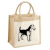 Cotton Pocket Jute Midi Tote Thumbnail