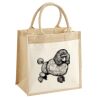 Cotton Pocket Jute Midi Tote Thumbnail
