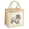 Cotton Pocket Jute Midi Tote Thumbnail