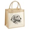 Cotton Pocket Jute Midi Tote Thumbnail