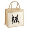 Cotton Pocket Jute Midi Tote Thumbnail