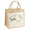 Cotton Pocket Jute Midi Tote Thumbnail