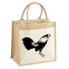 Cotton Pocket Jute Midi Tote Thumbnail