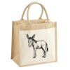 Cotton Pocket Jute Midi Tote Thumbnail