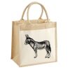 Cotton Pocket Jute Midi Tote Thumbnail