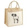 Cotton Pocket Jute Midi Tote Thumbnail