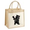 Cotton Pocket Jute Midi Tote Thumbnail