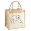Cotton Pocket Jute Midi Tote Thumbnail