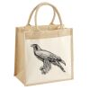Cotton Pocket Jute Midi Tote Thumbnail