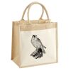 Cotton Pocket Jute Midi Tote Thumbnail