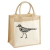 Cotton Pocket Jute Midi Tote Thumbnail