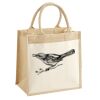 Cotton Pocket Jute Midi Tote Thumbnail