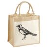 Cotton Pocket Jute Midi Tote Thumbnail