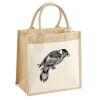 Cotton Pocket Jute Midi Tote Thumbnail