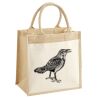 Cotton Pocket Jute Midi Tote Thumbnail