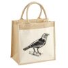 Cotton Pocket Jute Midi Tote Thumbnail