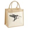 Cotton Pocket Jute Midi Tote Thumbnail