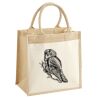 Cotton Pocket Jute Midi Tote Thumbnail