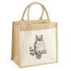 Cotton Pocket Jute Midi Tote Thumbnail