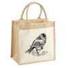Cotton Pocket Jute Midi Tote Thumbnail