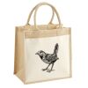 Cotton Pocket Jute Midi Tote Thumbnail