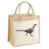 Cotton Pocket Jute Midi Tote Thumbnail