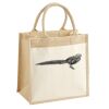 Cotton Pocket Jute Midi Tote Thumbnail