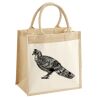 Cotton Pocket Jute Midi Tote Thumbnail