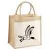 Cotton Pocket Jute Midi Tote Thumbnail