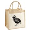 Cotton Pocket Jute Midi Tote Thumbnail