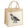 Cotton Pocket Jute Midi Tote Thumbnail