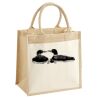 Cotton Pocket Jute Midi Tote Thumbnail
