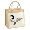 Cotton Pocket Jute Midi Tote Thumbnail