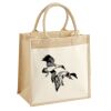 Cotton Pocket Jute Midi Tote Thumbnail