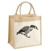Cotton Pocket Jute Midi Tote Thumbnail