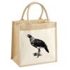 Cotton Pocket Jute Midi Tote Thumbnail