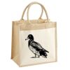 Cotton Pocket Jute Midi Tote Thumbnail