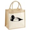 Cotton Pocket Jute Midi Tote Thumbnail