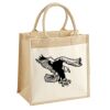 Cotton Pocket Jute Midi Tote Thumbnail