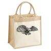 Cotton Pocket Jute Midi Tote Thumbnail
