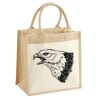 Cotton Pocket Jute Midi Tote Thumbnail