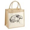 Cotton Pocket Jute Midi Tote Thumbnail