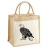 Cotton Pocket Jute Midi Tote Thumbnail