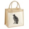 Cotton Pocket Jute Midi Tote Thumbnail
