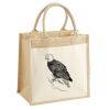 Cotton Pocket Jute Midi Tote Thumbnail
